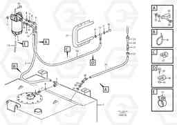82423 Fuel pipes, fuel tank - injection pump L150E S/N 8001 -, Volvo Construction Equipment