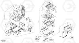 5331 Operator's seat, air suspensioned with fitting parts ZL502C SER NO 0503001 -, Volvo Construction Equipment