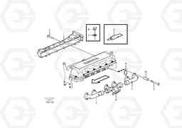 7932 Inlet manifold and exhaust manifold L150E S/N 8001 -, Volvo Construction Equipment