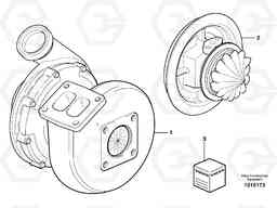88075 Turbo charger EC140B PRIME S/N 15001-, Volvo Construction Equipment