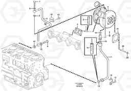 36959 Turbocharger with fitting parts L50E BRAZIL, S/N 71001 -, Volvo Construction Equipment