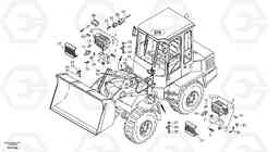 3217 Lighting, front ZL502C SER NO 0503001 -, Volvo Construction Equipment