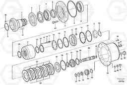 65763 Hub retainer and planet carrier EW140 SER NO 1001-1487, Volvo Construction Equipment