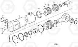 46241 Hydraulic cylinder BL60, Volvo Construction Equipment