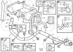 86691 Exhaust system, silencer A25D S/N 13001 -, Volvo Construction Equipment