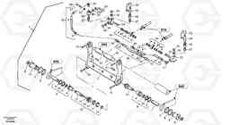 105246 Attachment mounting plate - Quick change, hydraulic ZL502C SER NO 0503001 -, Volvo Construction Equipment