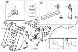 81430 Frame L120E S/N 16001 - 19668 SWE, 64001- USA, 70701-BRA, Volvo Construction Equipment