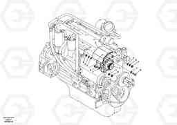 29016 Alternator with assembling details EC290B SER NO INT 13562- EU & NA 80001-, Volvo Construction Equipment