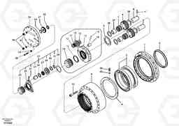 95833 Travel gearbox EC290B, Volvo Construction Equipment