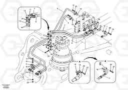 40677 Hydraulic system, control valve to boom and swing EC290B, Volvo Construction Equipment