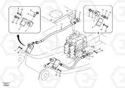 14970 Working hydraulic, hammer and shear for upper EC290B SER NO INT 13562- EU & NA 80001-, Volvo Construction Equipment