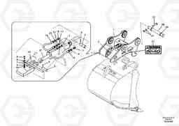 105310 Attachment bracket, quickfit EC290B SER NO INT 13562- EU & NA 80001-, Volvo Construction Equipment