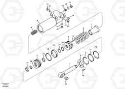 94287 Quick fit cylinder EC290B SER NO INT 13562- EU & NA 80001-, Volvo Construction Equipment