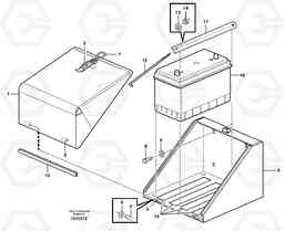 33142 Battery box, assembly L50E BRAZIL, S/N 71001 -, Volvo Construction Equipment