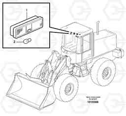 85562 Interior lamp L50E BRAZIL, S/N 71001 -, Volvo Construction Equipment