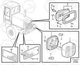 40840 Lighting, rear L50E BRAZIL, S/N 71001 -, Volvo Construction Equipment