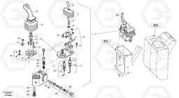 38773 Servo control valve L40B TYPE 191, 192 SER NO - 1499, Volvo Construction Equipment