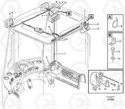 18140 Cable harness, ceiling L60E, Volvo Construction Equipment