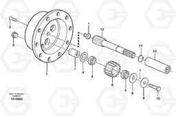 10204 Planetary gear BL61, Volvo Construction Equipment