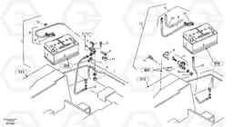 4659 Battery cable and disconnect switch ZL502C SER NO 0503001 -, Volvo Construction Equipment