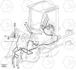 33483 Cable harness, front L50E BRAZIL, S/N 71001 -, Volvo Construction Equipment