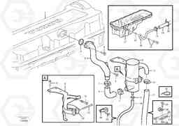 85883 Crankcase ventilation L150E S/N 8001 -, Volvo Construction Equipment