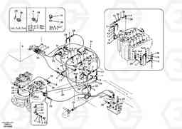 41316 Servo system, control valve piping. EC460B, Volvo Construction Equipment