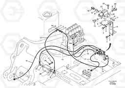 41561 Servo system, control valve to solenoid valve EC460B, Volvo Construction Equipment