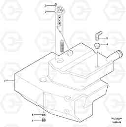 70432 Gas-oil tank ECR28 TYPE 601, Volvo Construction Equipment