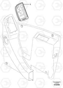 74829 Control panel ECR28 TYPE 601, Volvo Construction Equipment