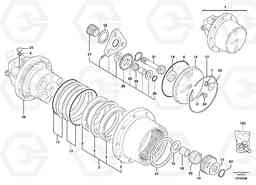 68464 Hydraulic travelling motor ECR28 TYPE 601, Volvo Construction Equipment