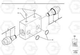 67469 Balancing valve ( travelling ) ECR28 TYPE 601, Volvo Construction Equipment