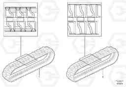 68929 Rubber tracks ECR28 TYPE 601, Volvo Construction Equipment