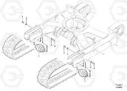 67524 Lower roller ( rubber tracks ) ECR28 TYPE 601, Volvo Construction Equipment