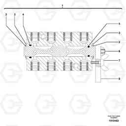 7739 Std or Iso equipment control selector switch (us) ECR38 TYPE 602, Volvo Construction Equipment