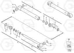 69186 Bucket cylinder ECR28 TYPE 601, Volvo Construction Equipment
