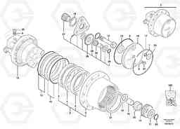 24550 Hydraulic travelling motor ECR38 TYPE 602, Volvo Construction Equipment