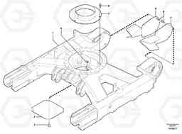 48649 Lower frame ECR38 TYPE 602, Volvo Construction Equipment