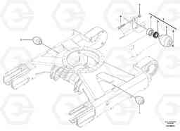 2433 Upper roller ( steel and rubber tracks ) EC35 TYPE 283, Volvo Construction Equipment