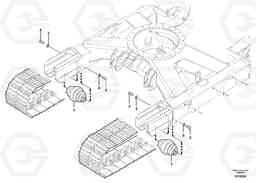 2445 Lower roller ( steel tracks ) EC35 TYPE 283, Volvo Construction Equipment