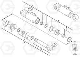 3111 Dozer blade cylinder EC35 TYPE 283, Volvo Construction Equipment