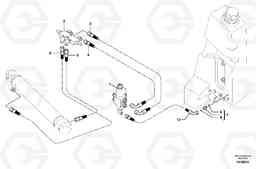 68409 Hydraulic circuit ( balancing valve / offset cylinder ) ECR28 TYPE 601, Volvo Construction Equipment