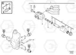 70680 Slewing-offset selector switch ECR28 TYPE 601, Volvo Construction Equipment