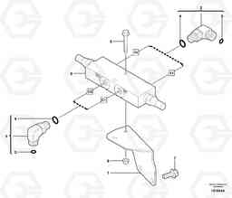 73542 Balancing valve ( offset cylinder ) ECR28 TYPE 601, Volvo Construction Equipment