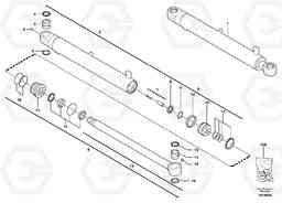 26850 Dipper arm cylinder ECR38 TYPE 602, Volvo Construction Equipment