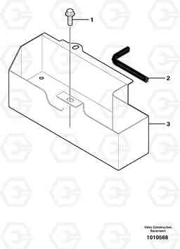 68468 Toolbox ECR28 TYPE 601, Volvo Construction Equipment