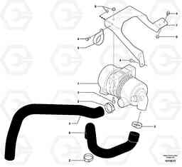 7269 Intake / air filter ECR38 TYPE 602, Volvo Construction Equipment