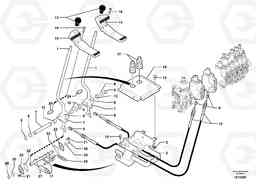 7064 Control levers : travelling ECR38 TYPE 602, Volvo Construction Equipment