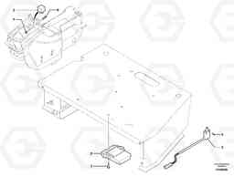 68144 Electric installation on driver's seat ECR28 TYPE 601, Volvo Construction Equipment
