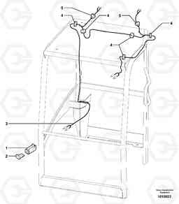 71366 Electrical system / Canopy ECR28 TYPE 601, Volvo Construction Equipment